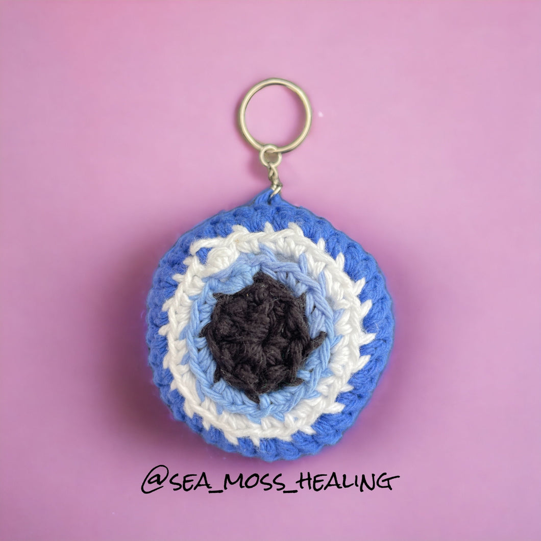 Eye Keychain Blue