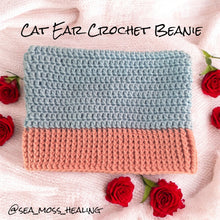 Load image into Gallery viewer, Cat Ear Crochet Beanie
