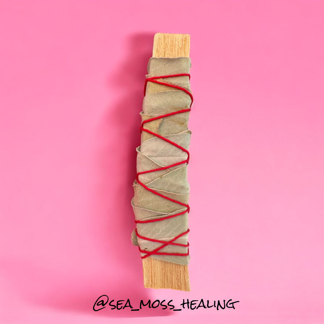 Palo Santo wrapped in White Sage