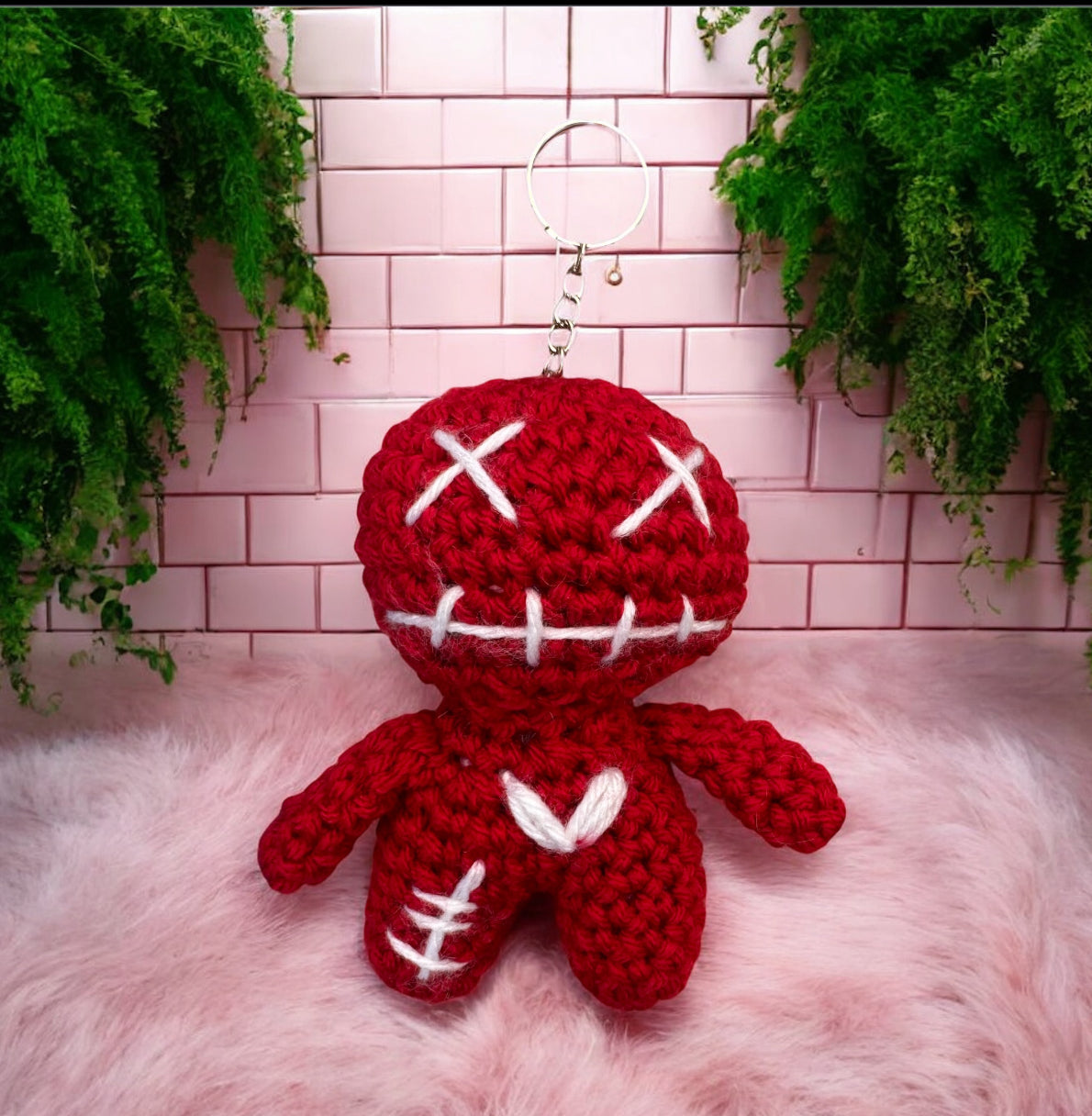 Crochet Healing Buddy Keychain – 4.5”