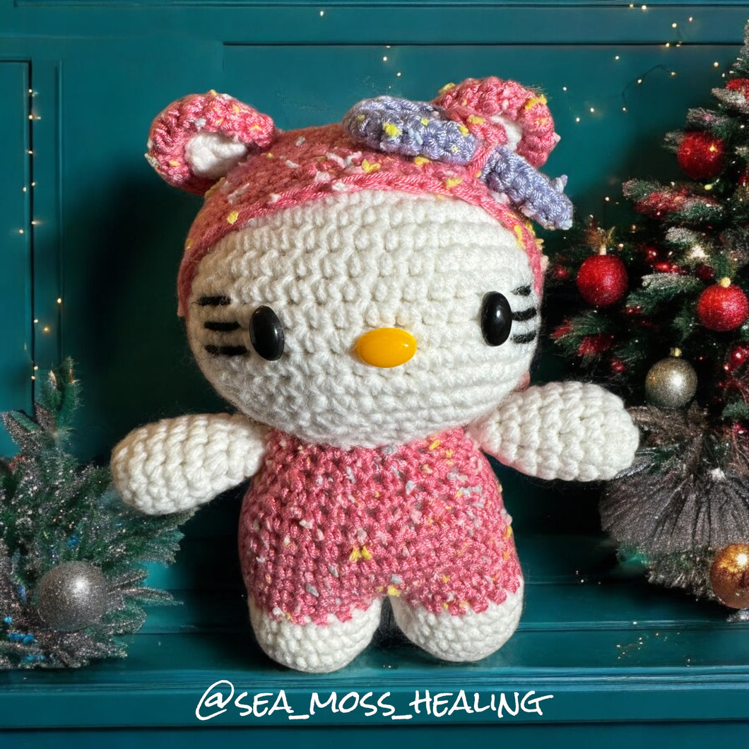 Crochet Kitty about 7”