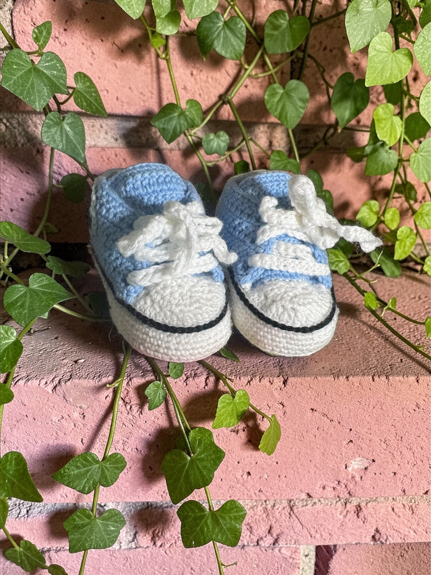 Handmade Crochet Baby Sneakers