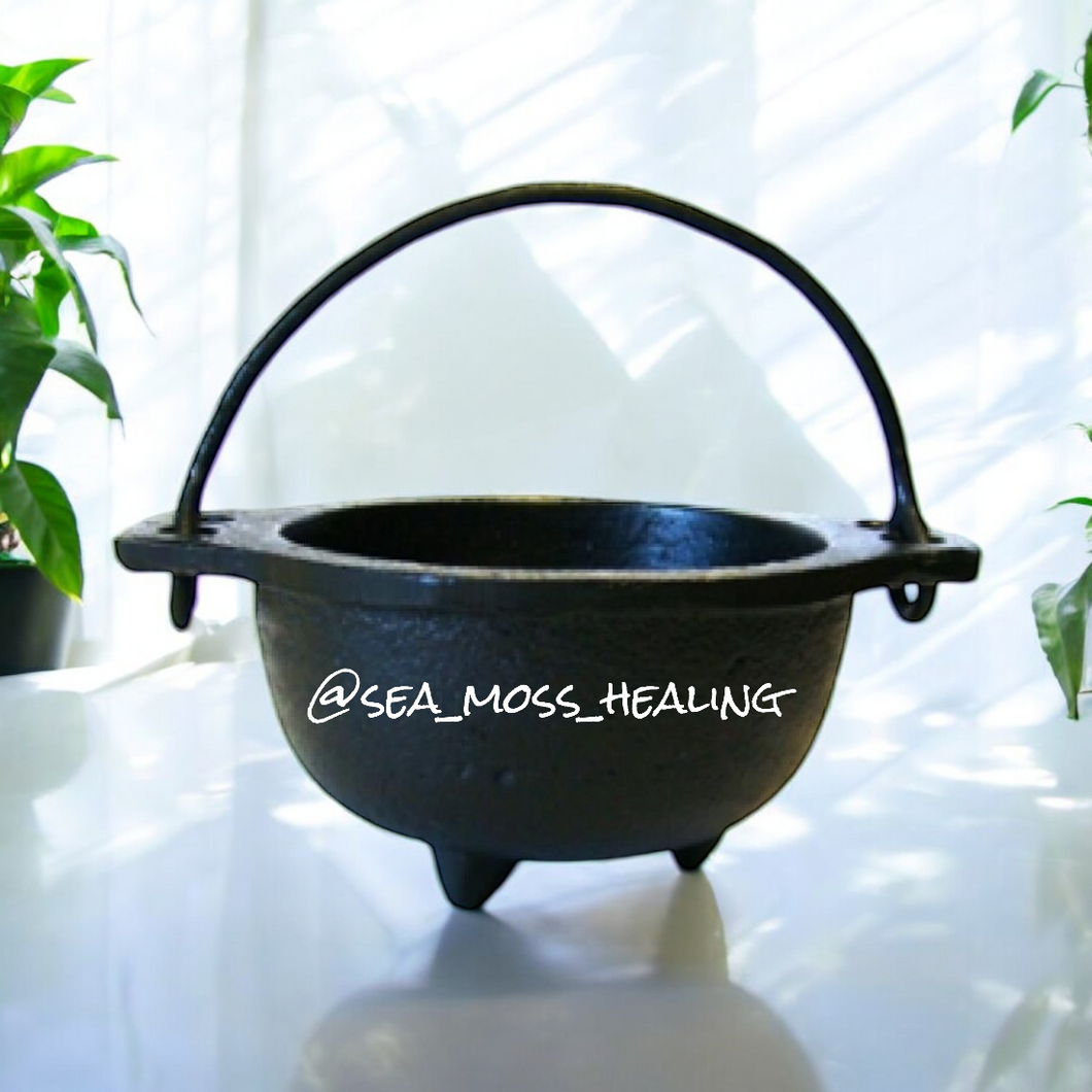 Cast Iron Cauldron w/handle 5