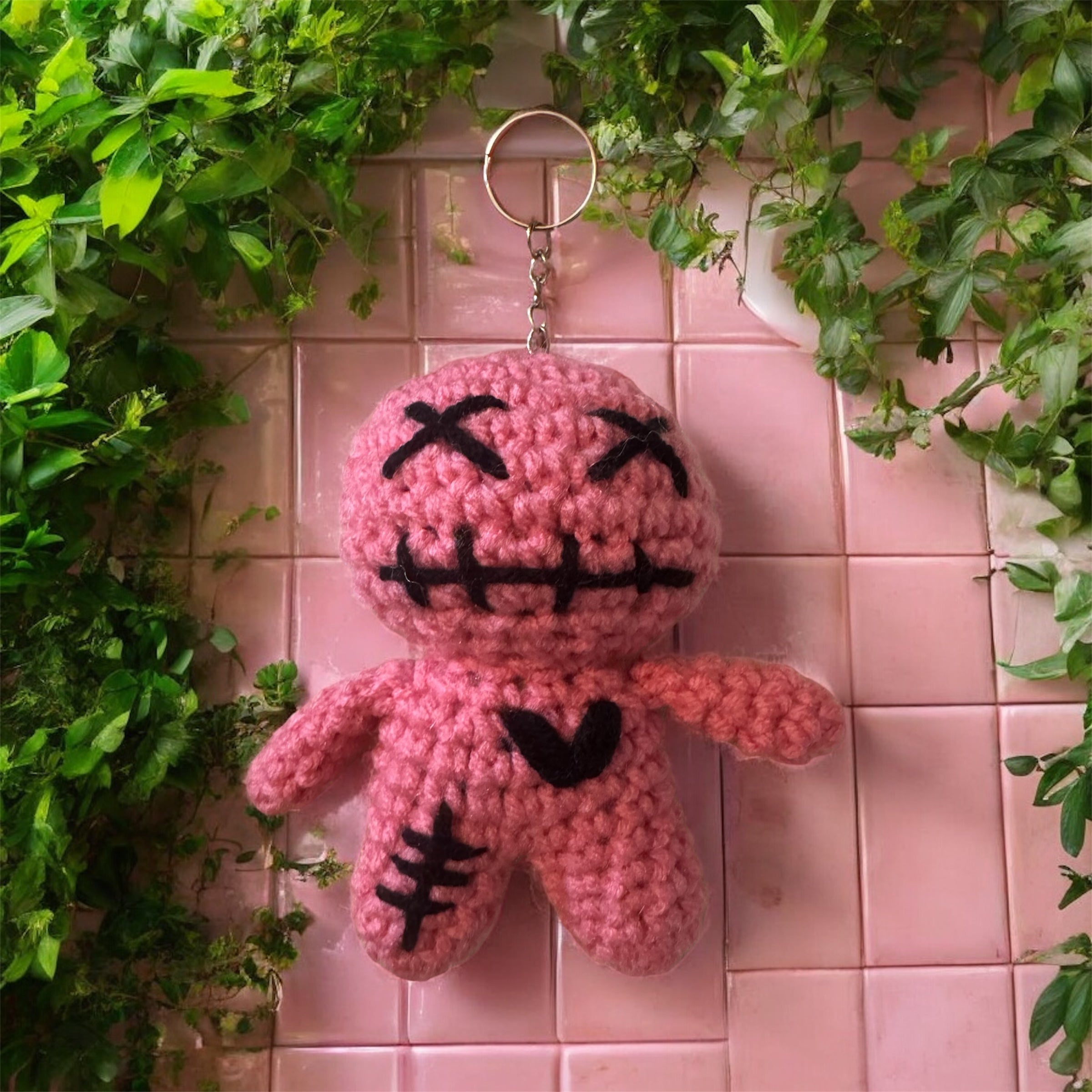 Crochet Healing Buddy Keychain – 4.5”