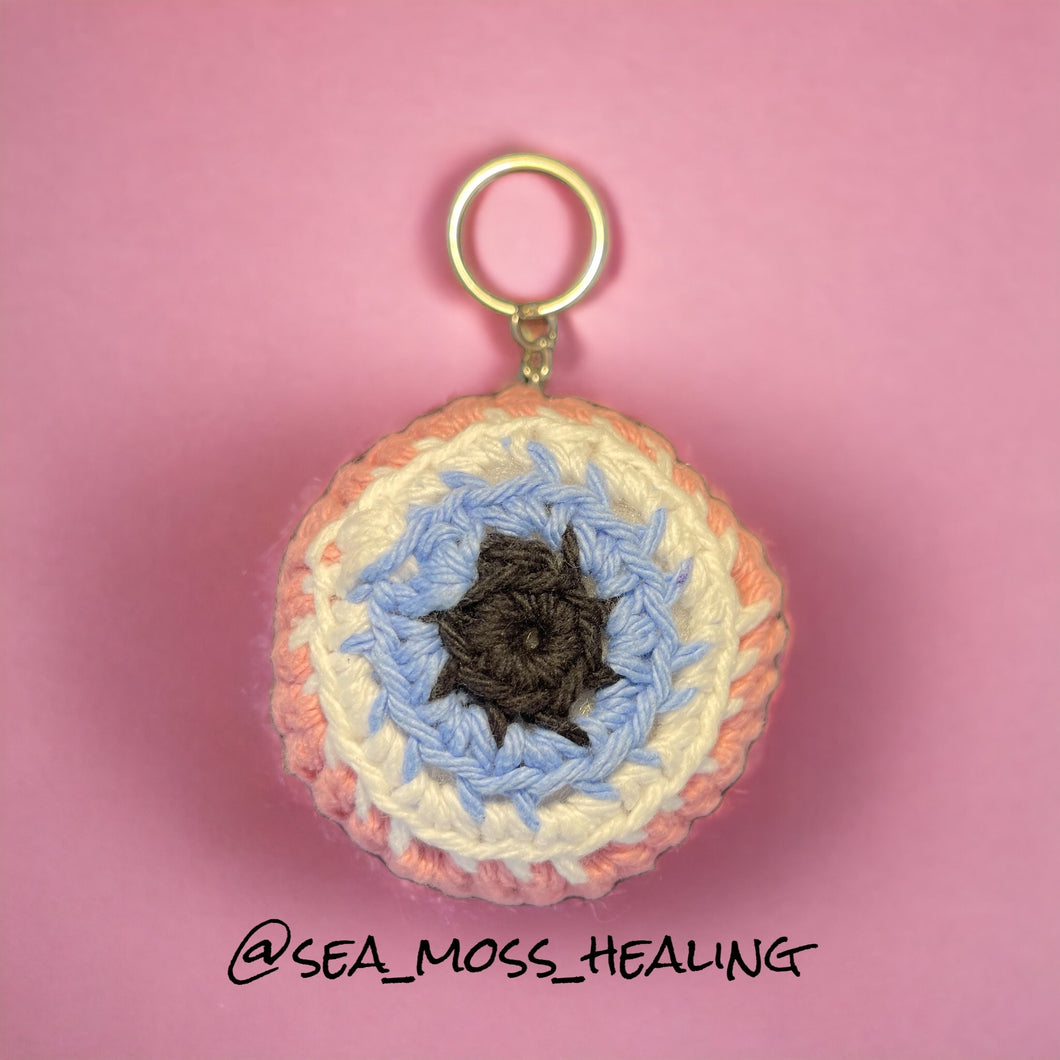 Eye Keychain - Light Pink