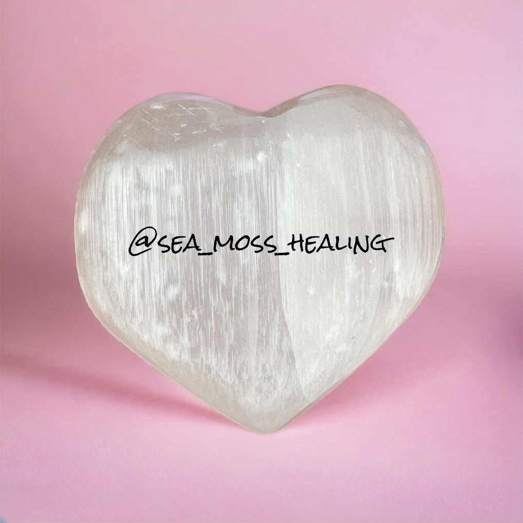 Selenite Heart