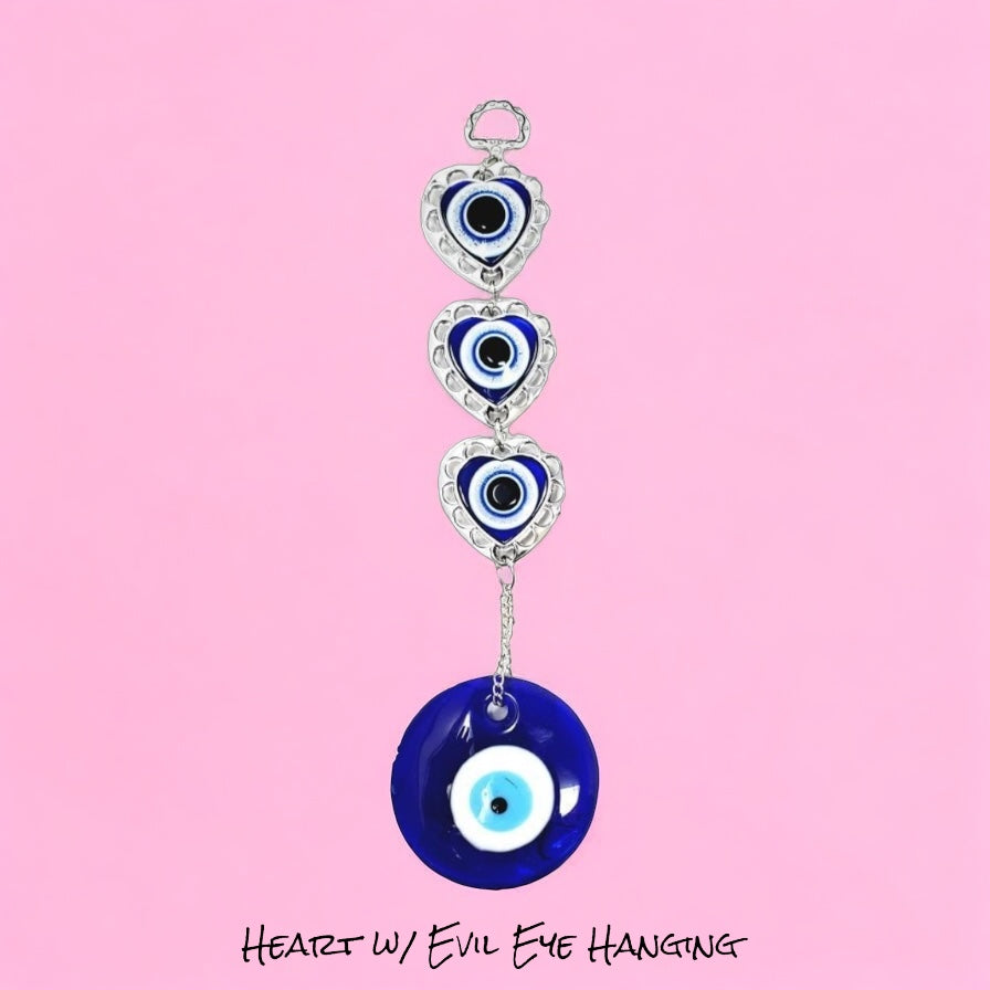 Heart w/ Evil Eye Hanging 9