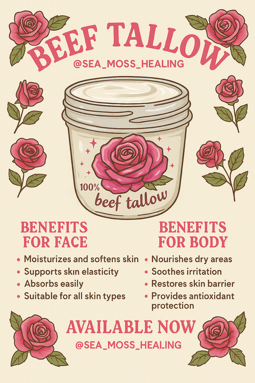 Beef Tallow Whipped - Rose Scented