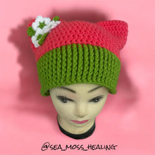 Load image into Gallery viewer, Cat Ear Crochet Hat
