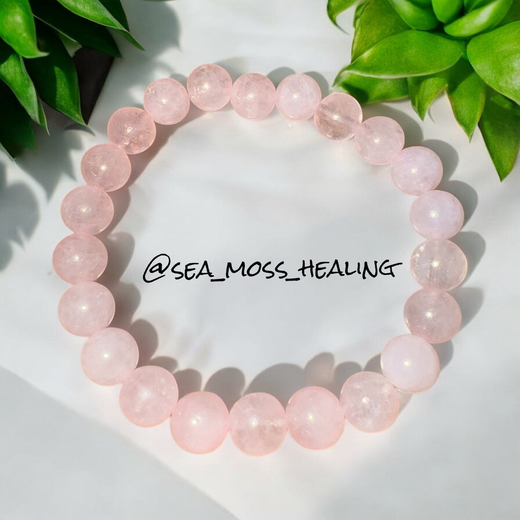 Rose Quartz Bracelet 7” (8mm)