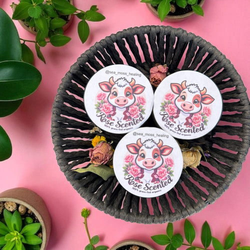 Beef Tallow Balm - Rose Scented